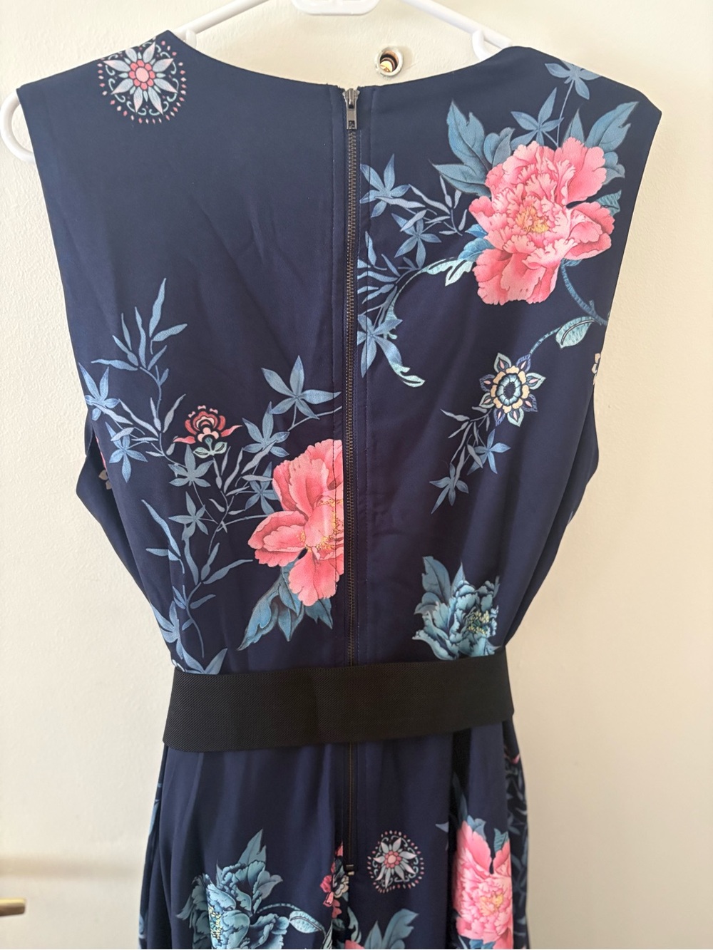 City Chic Women Sz 20W Aika floral A line belted midi dress - Picture 5 of 11